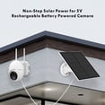 thumbnail image 4 of Panel solar EverExceed de 5 W USB 5 V para cámara de seguridad (paquete de 2), 4 of 7