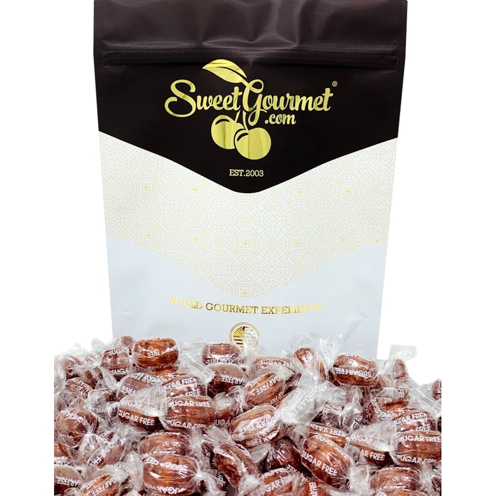 SweetGourmet Sugar Free Root Beer Barrels Clear Wrap Bulk Hard Candy SweetGourmet Sugar Free Root Beer Barrels Clear Wrap Bulk Hard Candy