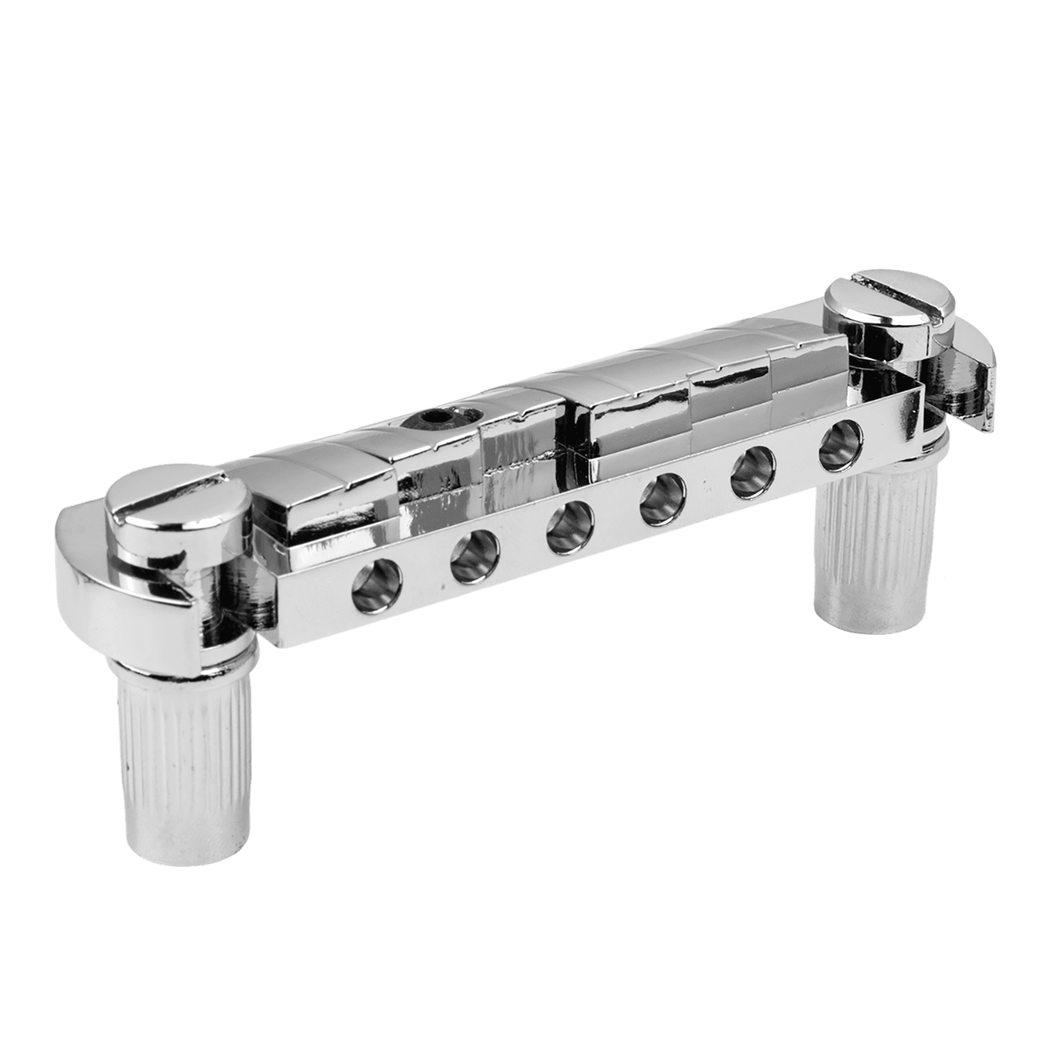 LOOKSEVEN 6-String LP Style Electric Guitar Tune-O-Matic Bridge, Integrated Roller Saddle Bridge with 2 Allen Wrenches-Black