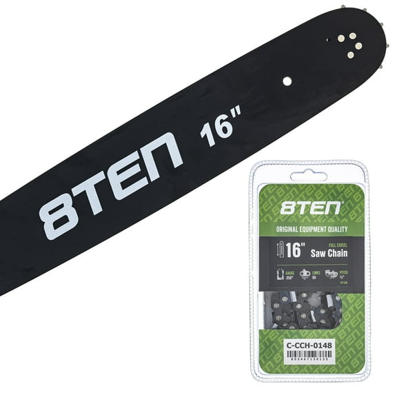 8TEN 16" Chainsaw Bar & Chain .058 3/8 60DL for Husqvarna Dolmar MK1010315