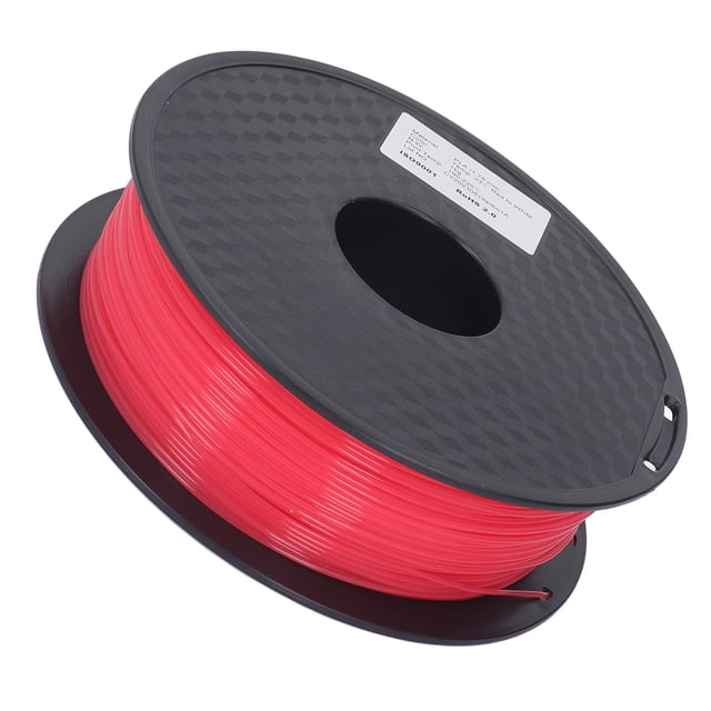 Color Changing Filament, Glossy Appearance 1.75mm Printer Filament Red To White Impact Resistance for 3D Model Printing