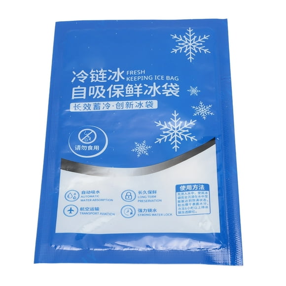 Dry Ice Packs for Shipping Frozen Food 100PCS, Reusable Ice Packs Dry Ice for Shipping Frozen Food Multifunctional Cold Freezer Pack for Aviation Food Cooling