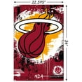thumbnail image 3 of NBA Miami Heat - Maximalist Logo 23 Wall Poster, 22.375" x 34", 3 of 3