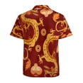 thumbnail image 3 of High Quality Hawaiian Shirts for Men Short Sleeve Aloha Beach Shirt Floral Summer Casual Button Down Shirts Blouses 73J9LB, 3 of 7