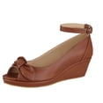 thumbnail image 1 of Zapato Con Plataforma Para Dama Tan Castalia 300-67 Castalia  300-67, 1 of 2