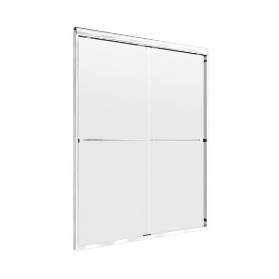 Craft   Main Cvss4472-Cl Cove 72" High X 44" Wide Sliding Framed Shower Door - Silver