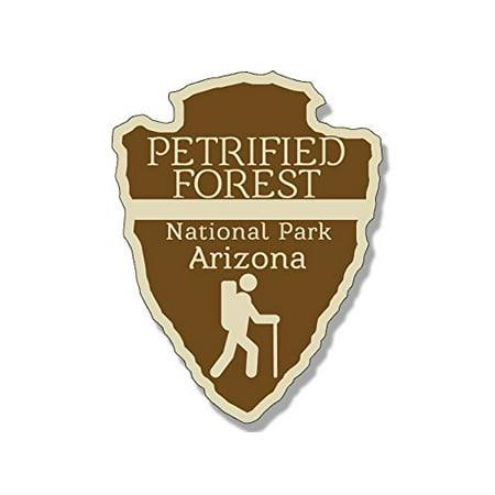 Arrowhead Shaped PETRIFIED FOREST National Park Sticker (rv camp hike