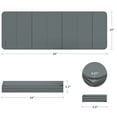 thumbnail image 2 of Lamei Foldable Yoga Mat, Extra Thick 1/2 inch Exercise Mat for Home Workout, Non-Slip Pilates Mats, Easy Storage, Quick Fold, No Curl(Grey), 2 of 7