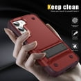 thumbnail image 3 of Decase Military Grade Case for Samsung Galaxy S23 FE - Heavy-Duty Drop Protection,Rugged Hard Back Hybrid Cover with Invisible Kickstand Heavy Duty Shockproof Case for Galaxy S23 FE 2023,Red, 3 of 6