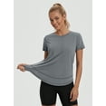 thumbnail image 4 of Rosvigor Womens Workout Tops Short Sleeve Tee Shirts Comfy Athletic Shirts Loose Womens Activewear Tops for Gym Running Yoga, 4 of 7