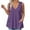 Purple, variant on Fanxing Black Women's Plus Size Tank Tops with Pocket XXXL Loose Fitting Casual Summer Pleated Flowy Sleeveless Camisole Tank Tops ( Women's Plus L-5XL)