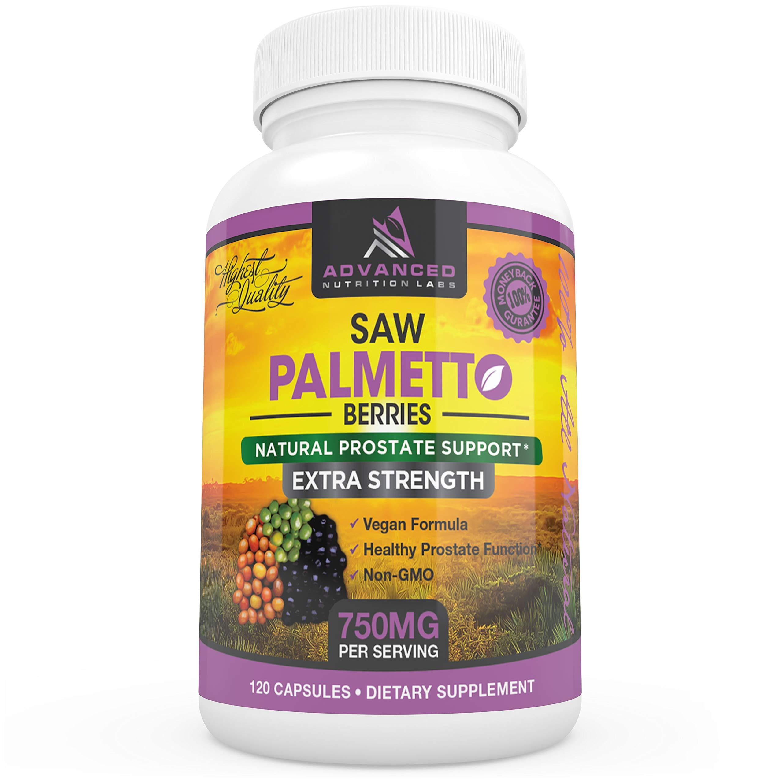 Saw Palmetto, 1500mg per Day, 120 Count (750mg Capsules)