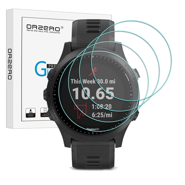 Protector de pantalla Orzero de cristal templado Garmin Forerunner 945
