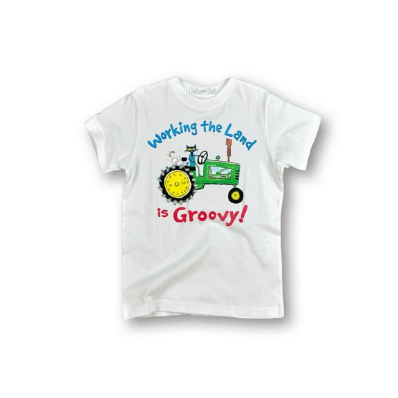 Pete The Cat - Working The Land - Toddler Short Sleeve Graphic T-Shirt