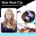 thumbnail image 4 of 12 pinzas voluminizadoras para la raíz del cabello, pinzas para el cabello natural y esponjoso, clip para rizador de cabello con autoagarre, 6 colores, herramienta para peinar el cabello rizado, rodillos para el cabello pequeños y fáciles de llevar Vhermosa WMZL-2317-4, 4 of 7