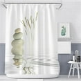 thumbnail image 3 of Hearth & Gear Shower Curtain 120x200cm Digital Printing Modern Design Polyester Fabric Washable With Hooks Included Shower Rod Cover Clear Shower Curtain 80 Shower Curtains Solid Color Shower Curtains, 3 of 7