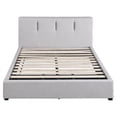 thumbnail image 5 of Lexicon Aitana Fabric California King Platform Bed with Storage Drawer in Gray, 5 of 9