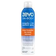 Zevo On Body Mosquito + Tick Repellent - Bug Spray - 6oz Aerosol Spray