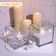 thumbnail image 5 of Set de 4 jarrones de cristal UrSpeedtekLive cuadrados de 12,7 x 12,7 x 12,7 cm, 5 of 6