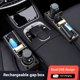 thumbnail image 2 of Organizador para rellenar el hueco del asiento del coche con portavasos, bolsillo lateral de la consola del asiento delantero con cargador USB doble, interior de cuero PU para el coche, 2 of 5