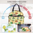 thumbnail image 4 of Disketp Colorful Outer Space Lonchera Térmica para Mujer y Hombre, Bolsa de Almuerzo Reutilizable e Impermeable para Trabajo, Viajes y Picnic, 4 of 7