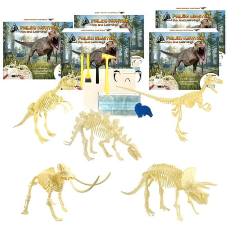 UPC: 0681181626786 | HamiltonBuhl Paleo Hunter Dig Kit for STEAM Education – All Five Dinosaurs