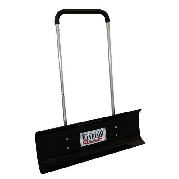 Manplow Snow Pusher,Blade 40" W,HDPE,7 lb. RevX40