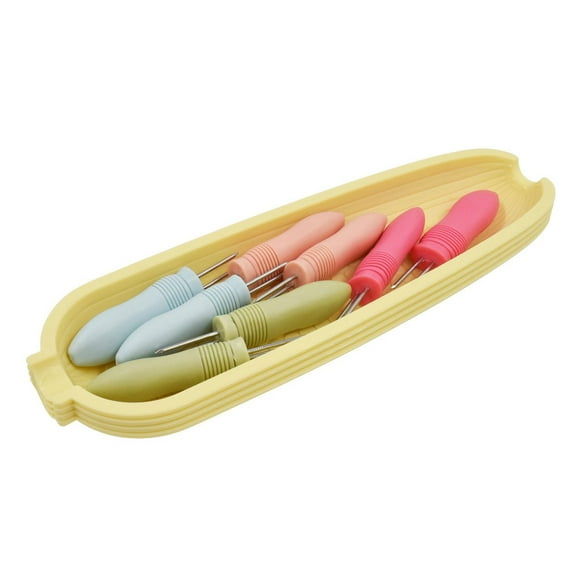 Brochette de maïs en plastique Mainstays, 24 cm x 7,3 cm x 3,2 cm, ensemble de 12 pièces