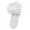 White, variant on Xijirk Mesh Ruffle Cuff Crew Socks Sheer Frilly Ankle Socks Size:One Size