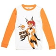 thumbnail image 2 of Miraculous Rena Rouge Little Girls Pajama Shirt and Pants Sleep Set Little Kid to Big Kid, 2 of 5