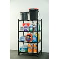 thumbnail image 3 of Armadillo Tough Collapsible Medium 4 Tier Metal Storage Shelf with 300 lb. Capacity with Wheels, 3 of 10