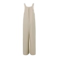 thumbnail image 6 of Caitzr Women's Casual Loose Sleeveless Jumpsuits Long Baggy Pants Rompers Jumpsuits with Pockets, 6 of 7