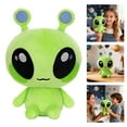 thumbnail image 3 of WD-Forest Cute Green Alien Plush Toy Green Alien Plush Doll 10" Soft Alien Creature Pillow for Home Room Decor Gift for Animation Fans & Doll Toys, 3 of 6