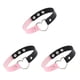 thumbnail image 2 of Sonducket Collar colorido Regalo dulce Gargantillas de cuero de estilo japonés Suministros para niñas Gargantilla de corazón de diseño simple negro + rosa 3Conjunto, 2 of 6