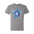 thumbnail image 2 of Sea Turtle Tie Dye Art Animal Lover Mens Premium Tri Blend T-Shirt, Premium Heather, 2XL, 2 of 3