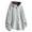 Gray Hoodies for Men, variant on DODADAWANJ Oversized Hoodie for Men Zip Up Color Block School Daily Hoodies Big and Tall Drop Shoulder Outwear Sweatshirt Athleisure Holiday Sweatshirts XL