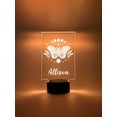 thumbnail image 6 of Custom Personalized Picture LED 16 Color Light Up Lamp Stand Girls Princess, Butterfly Rainbow & More Christmas Home Room Décor Gift For Her, 6 of 10