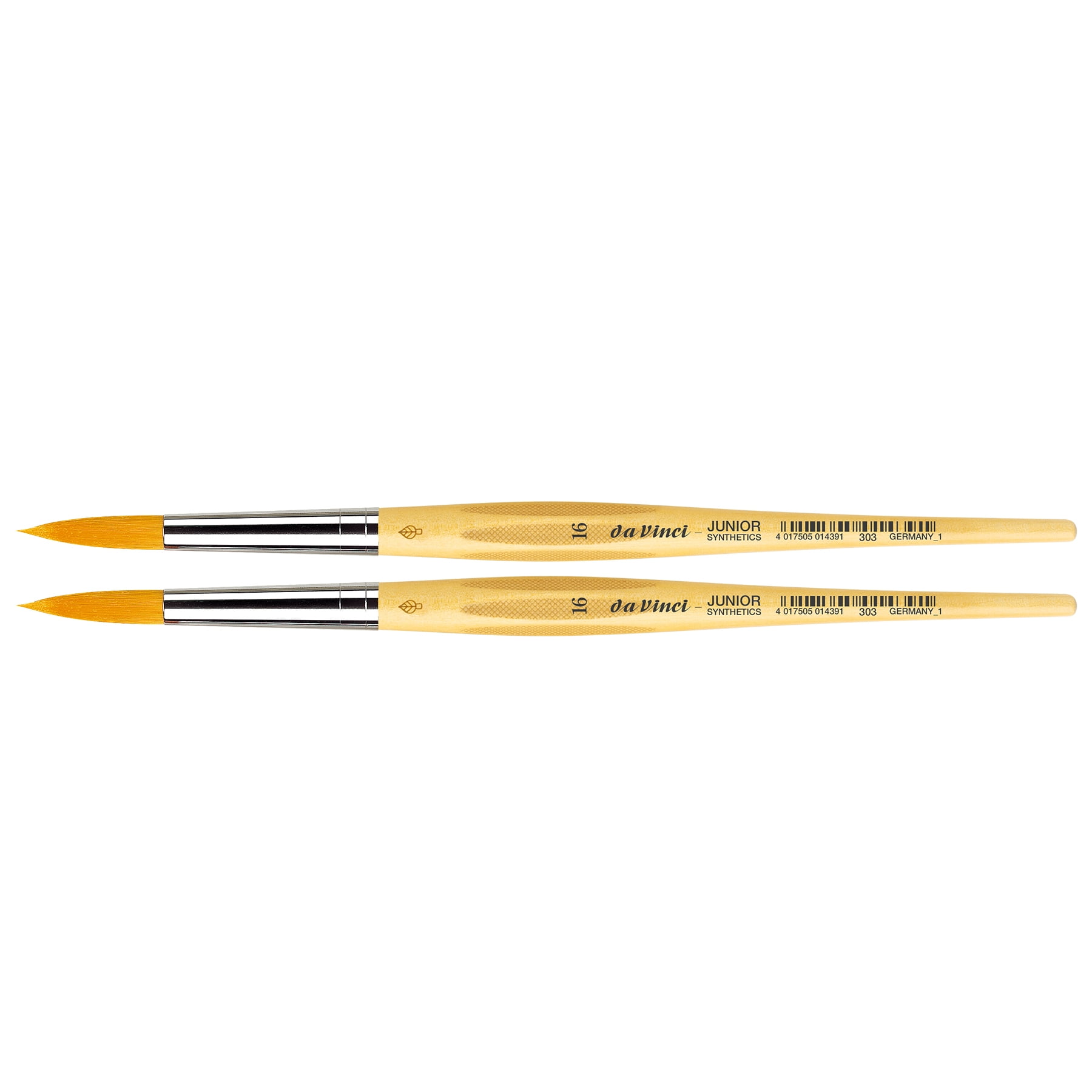 da Vinci JUNIOR Synthetics Student Brush, Synthetic, Tempera, Round, Series 303, Size 16, Pack of 2