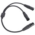 thumbnail image 3 of Cables XLR, Cable Profesional XLR Hembra A Macho Tipo Y Para Soportes De Conexión Para Mesas De Mezclas, 3 of 7