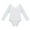 White, variant on MSemis Kids Ballet Dance Leotard Long Sleeve Solid Color Wear Gymnastic Leotard Black (Girls 4)