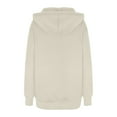thumbnail image 6 of kytmyeq Women's Casual Fashion Solid Color Long Sleeve Pullover Hoodies Sweatshirts, 6 of 6