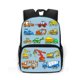 thumbnail image 1 of Mochila de dibujos animados para adolescentes, morral escolar de gran capacidad para jardín de infantes, bombero, excavadora, camión de bomberos, regalo Fivean unisex, 1 of 2