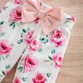 thumbnail image 7 of Baby Girl Clothes 0 3 6 Months Letter My Aunt Is Cooler Than My Dad Print Long Sleeve Ruffle Romper and Floral Pant Headband Sets Cute Baby Girl Winter Clothes, 7 of 7