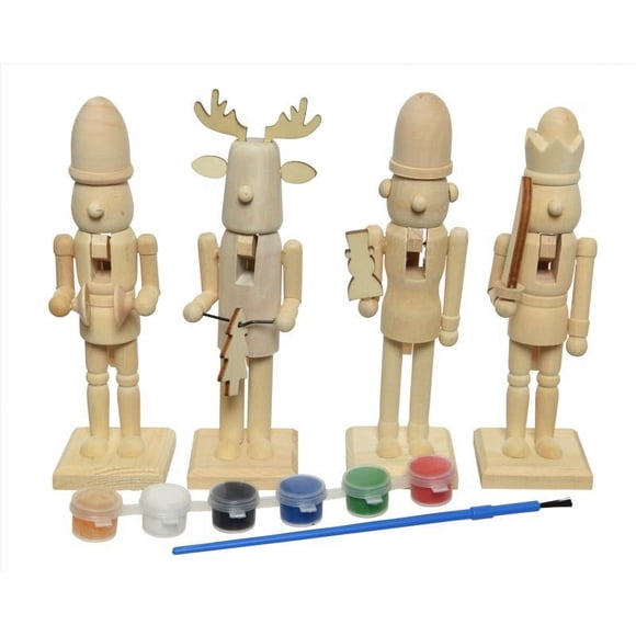 CMAS NTCRCK WOOD 6" ASST(Pack of 32)