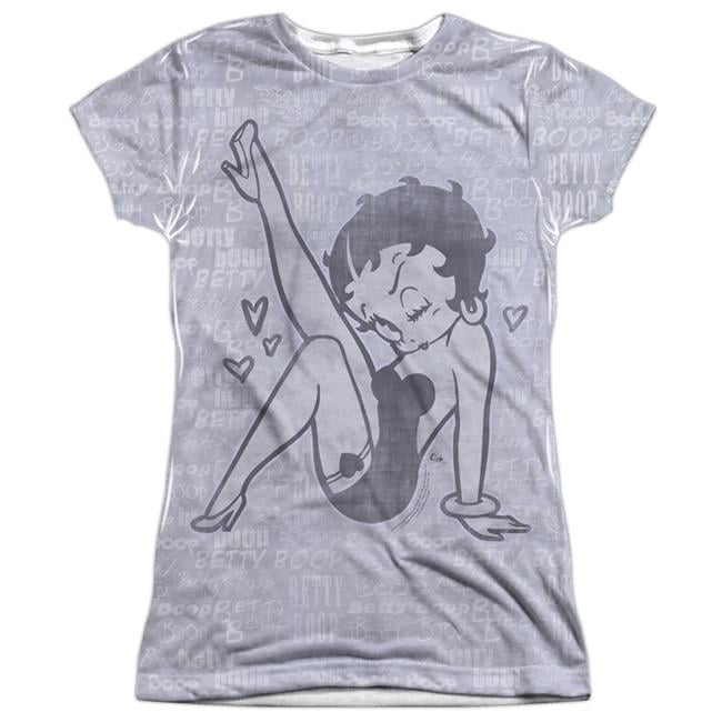 Betty Boop HOT ROD BOOP Car Show Licensed Juniors Cap Sleeve T-Shirt