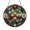 Acrylic 3.5 Inch, variant on Decorative Coin and Floral Stained Glass Style Suncatcher Window Hanging, Ornamental Coin Design Window Decor Ornament, Botanical Decorative Glass Art Panel, Elegant Window Accent