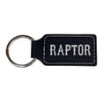 thumbnail image 3 of Keychain - Rectangle - Raptor - Leather, 3 of 4