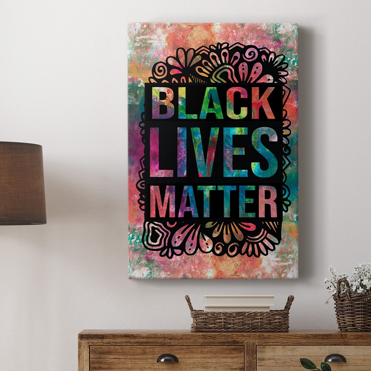 Graffiti Black Lives Matter Premium Gallery Wrapped Canvas - Ready to Hang
