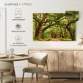 thumbnail image 4 of Elephant Stock Charleston Oak Forest Wall Art - Horizontal Canvas Wall Art - Living Room Wall Decor - Nature Canvas - Brown And Green Decor - 36" x 24", 4 of 4