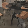 thumbnail image 5 of Jamie Young Co Americana Contemporary Metal Crank Table in Gunmetal Gray, 5 of 5